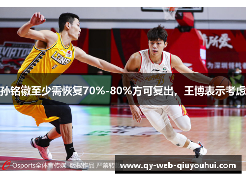 孙铭徽至少需恢复70%-80%方可复出，王博表示考虑